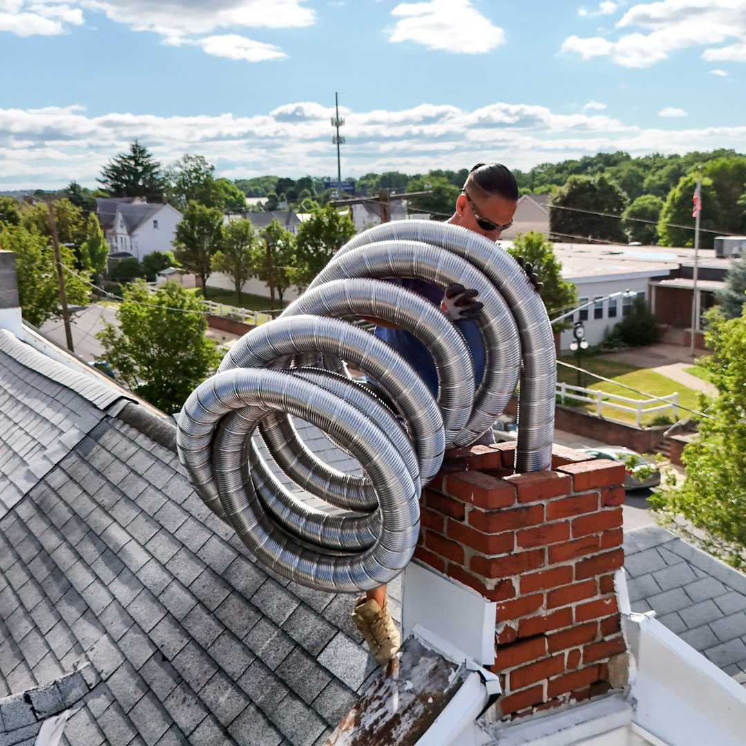 Stainless steel chimney liners installed in York & Carlisle, PA