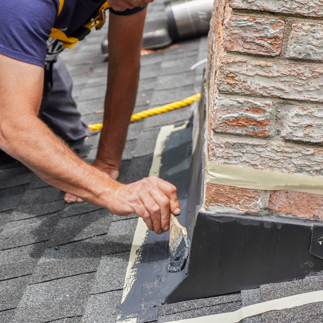 Roof flashing repairs in New Cumberland, PA and Mechanicsburg, PA